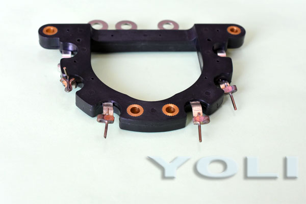 銅鉤子與元器件引腳焊接