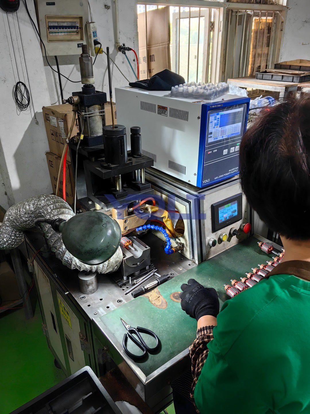 馬達(dá)轉(zhuǎn)子焊接